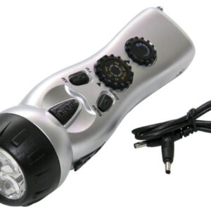 Flashlight with Am/Fm Radio, Siren, and Cell Phone Charger