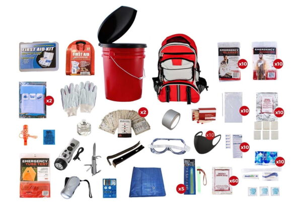 10 People for 3 Days, Survival Kit; or 1 Person 30 Days, Low Cost