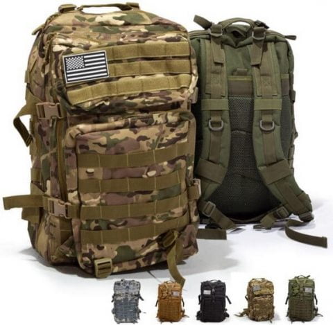 Backpack, Molle, 50L, Large, 2 Week Gobag | Best Go Bag