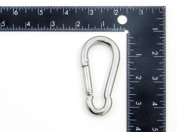 Steel Spring Snap Quick Link Carabiner Hook Clips 4 Inches Length - Heavy Duty 320 Pound - Image 5