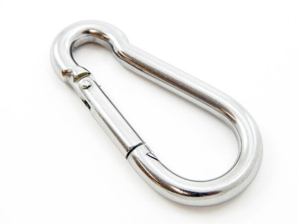 Steel Spring Snap Quick Link Carabiner Hook Clips 4 Inches Length - Heavy Duty 320 Pound - Image 4