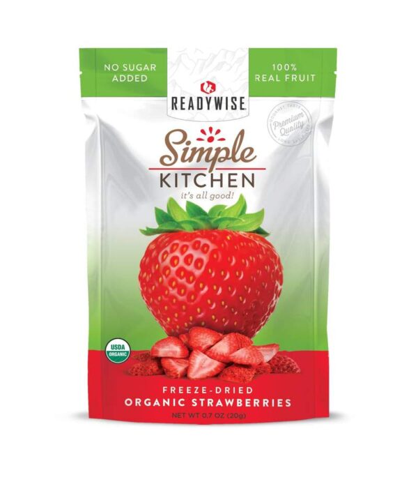 6 CT Case Organic FD Strawberries - Image 2