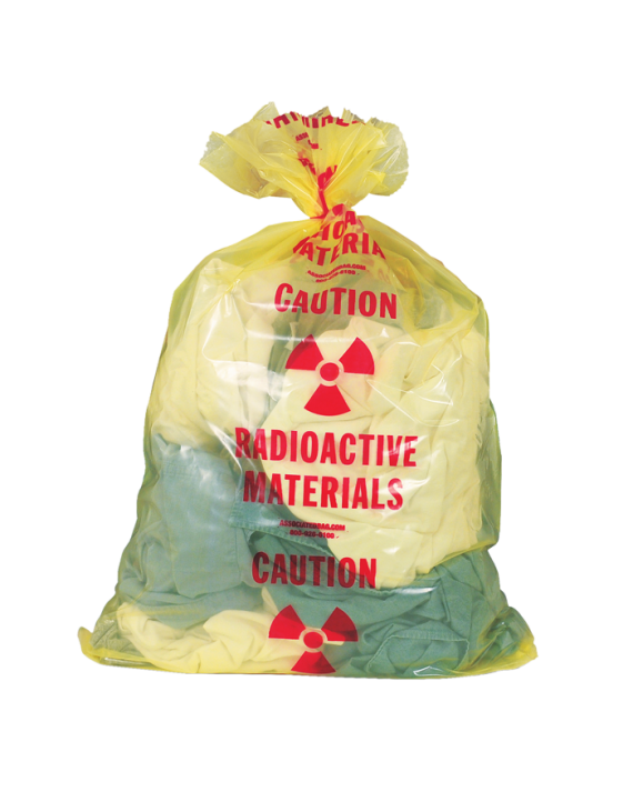 Radioactive Material Biohazard Waste Bags