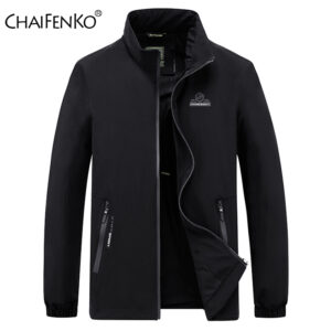 CHAIFENKO Men Outdoor Jacket 2021 Spring Autumn New Stretch Quick-drying Hiking Jacket Casual Army Tactics Jacket Men Plus Size