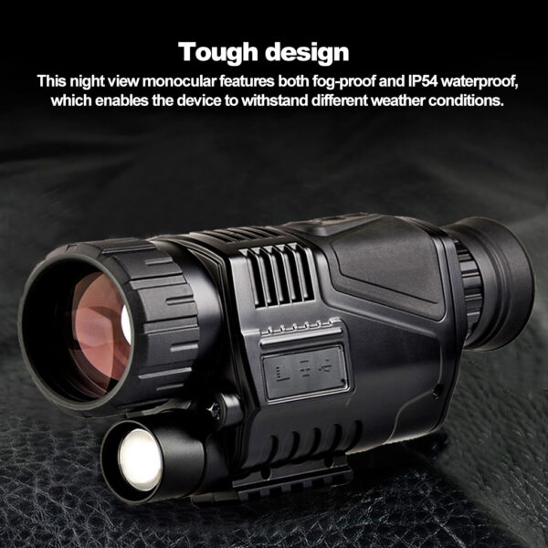 Monocular Night View Digital Infrared Waterproof Telescope Outdoor Hunting Spotter Camera Adults Kids Camping Supplies