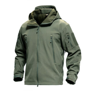 Outdoor Waterproof SoftShell Jacket Men Hunting Windbreaker Hiking Coat Camping Fishing Tactical Jacket Military Clothes