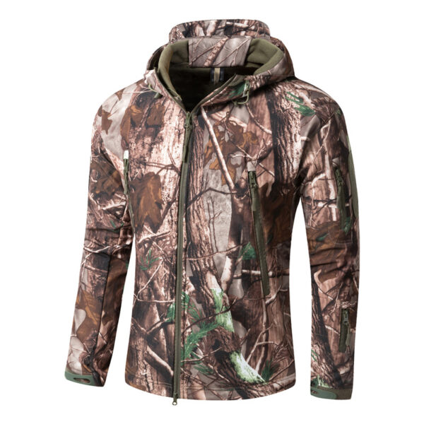 Winter TAD Tactical Softshell Camouflage Jacket Men Shark Skin Army Camo Windbreaker Waterproof Hunting Clothes Military Jackets