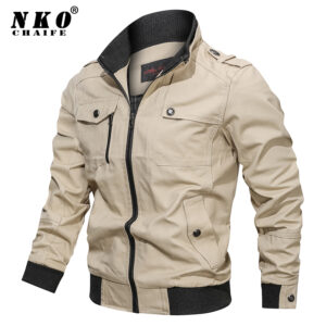 2021 Spring Autumn New Jacket Men Fashion Slim Bomber Windbreaker Jackets Coat Men's Clothing Tactics Military Casual Jacket Men