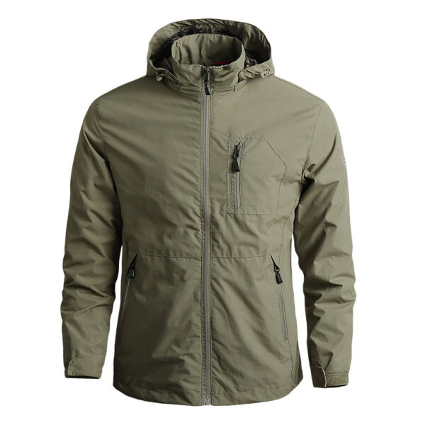 2022 Spring New Women Men Outdoor Hiking Jackets Hooded Windbreaker Coats Waterproof Military Tactical Jackets Man Outerwear
