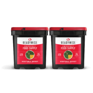 240 Serving Freeze Dried Vegetables (2, 120 serving buckets)