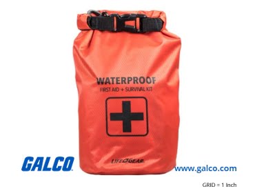 First Aid Survival Kit, 130 pieces in Dry Bag