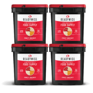 480 Serving Freeze Dried Fruit Bucket (4, 120 serving buckets)