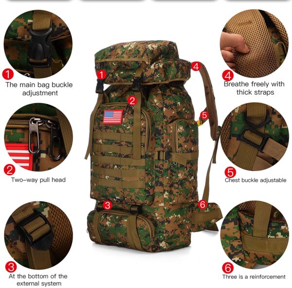 2 Month, 70 Liter GoBag + 196 L Rucksack, High Quality, Survival Kit - Image 3