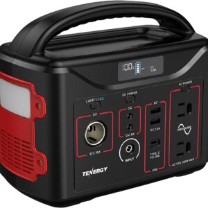 Portable Power Station, 300W Battery, 110V with numerous portable device connections