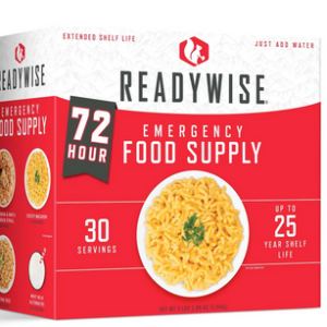 72 Hour Emergency Food Supply-32 Servings