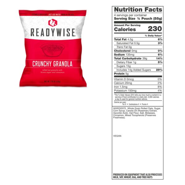 72 Hour Emergency Food Supply-32 Servings - Image 3
