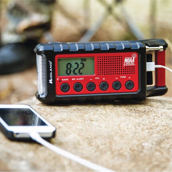 Emergency Radio, Hand Crank, Emergency NOAA - Image 4