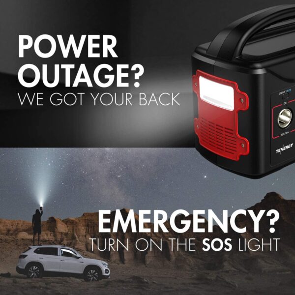 Portable Power Station, 300W Battery, 110V with numerous portable device connections - Image 7