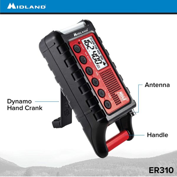 Emergency Radio, Hand Crank, Emergency NOAA - Image 5