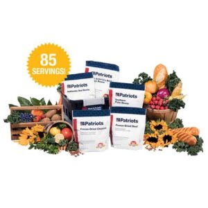 Food, Meat/Protein Kit, 85 servings, Chicken/Beef/Beans, 697 Grams per kit, ≈ 10 Year Life