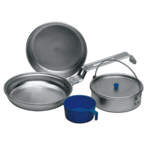 Alum Cook kit, 1ea (Pot w/Lid, Pan w/Handle, Bowl, Cup