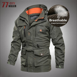 Big Size 6XL Military Bomber Jacket Men Autumn Quick Dry Multi-pocket Tactical Jackets Windbreaker Mens Waterproof Outdoor Coats