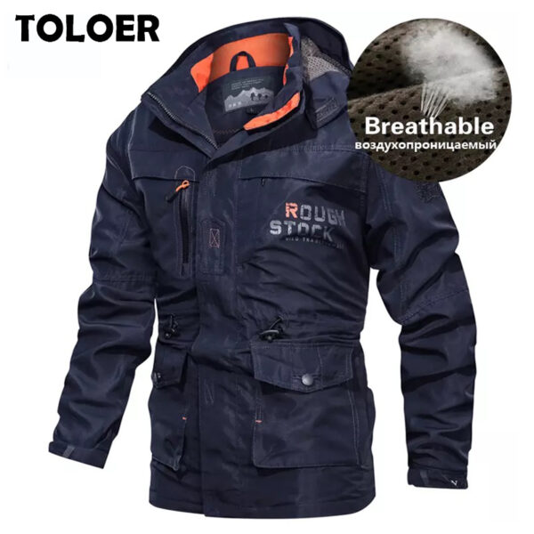 Breathable Bomber Jacket Men 2022 Spring Autumn Multi-pocket Military tactical Jackets Windbreaker Mens Coat Outdoor Stormwear