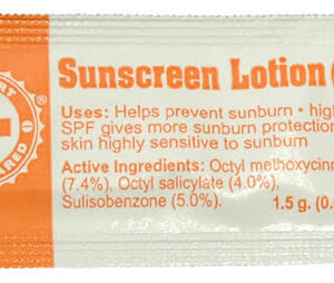 100 Sunscreen Lotion Packets