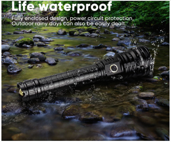 99000 LUMEN Powerful USB Rechargeable LED Flashlight - Image 3