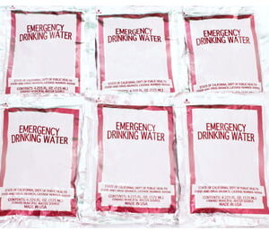 Water Pouch, 1 Case of 96 Pouches, 4.25 Oz each