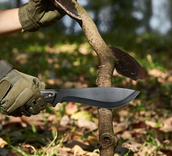 10 IN 1 MULTI FUNCTION CAMP AXE HATCHET + KNIFE - Image 6