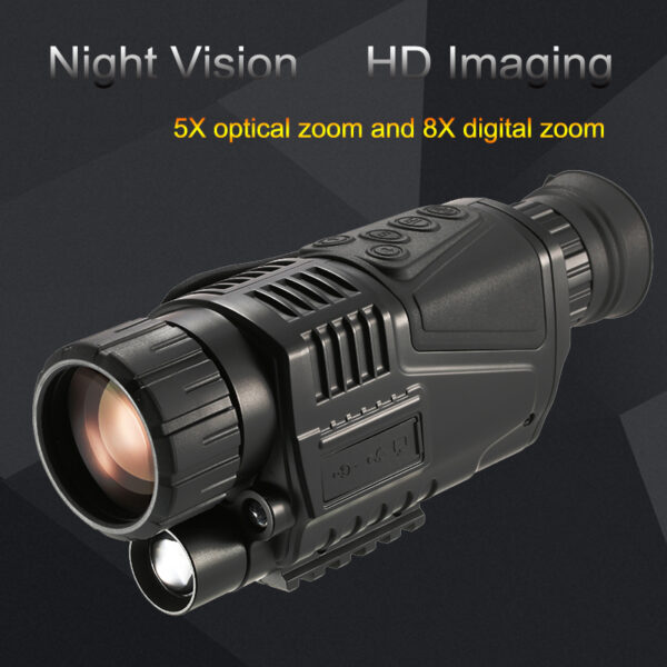 Hunting Night Vision Monocular Infrared Digital 5x40 200M range Wildlife Monocular Night Vision