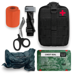 Bleeding Control First Aid Kit – MOLLE Trauma Pack with Tourniquet & Chest Seal