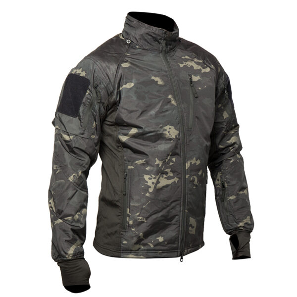 Mege Men's Tactical Jacket Coat Fleece Camouflage Military Parka Combat Army Outdoor Outwear Lightweight Airsoft Paintball Gear