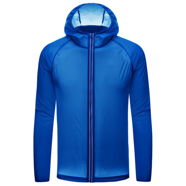 Men Lightweight Hiking Jackets Reflective Waterproof Camping Trekking Jacket Women Unisex Quick Dry UV-Protective Outdoor Jacket