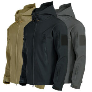 Outdoor Hiking Jacket Shark Skin Soft Shell Outwear Windproof Waterproof Windbreaker Military Tactical Jackets Hunting Clothes