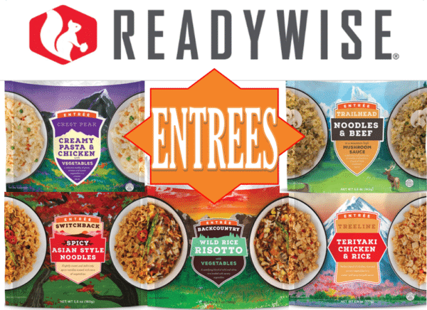 Single Food Pouch- Ready Wise Entrees