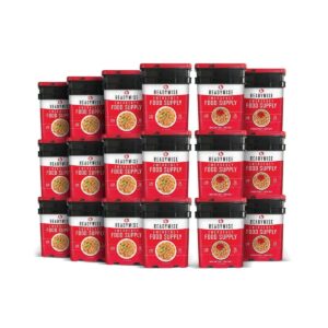 2160 Serving Package - 372 lbs - Includes: 12 - 120 Serving Entrée Buckets and 6 - 120 Serving Breakfast Buckets