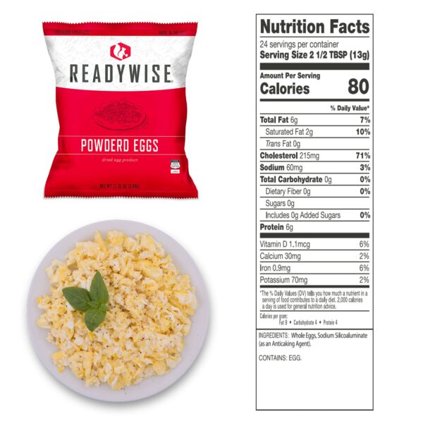 Powdered Eggs (In a Bucket)- 144 Total Servings - Image 3