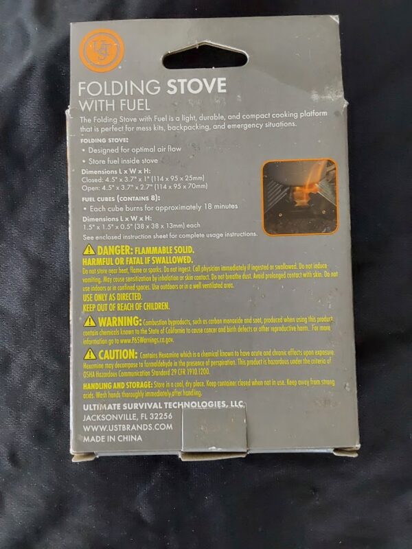 Portable Stove With Fuel Tablets - Image 6