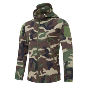 Shark Skin Soft Shell Military Tactical Jacket Men Waterproof Warm Windbreaker Coats US Army Clothing Winter Camouflage Jacket