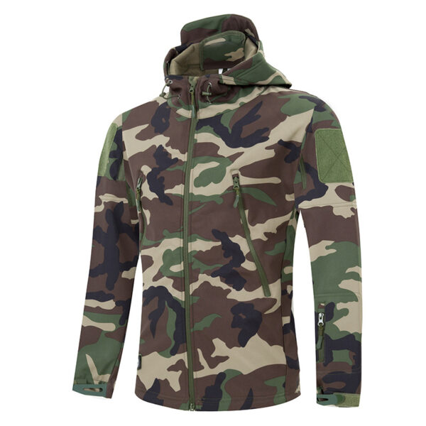 Shark Skin Soft Shell Military Tactical Jacket Men Waterproof Warm Windbreaker Coats US Army Clothing Winter Camouflage Jacket