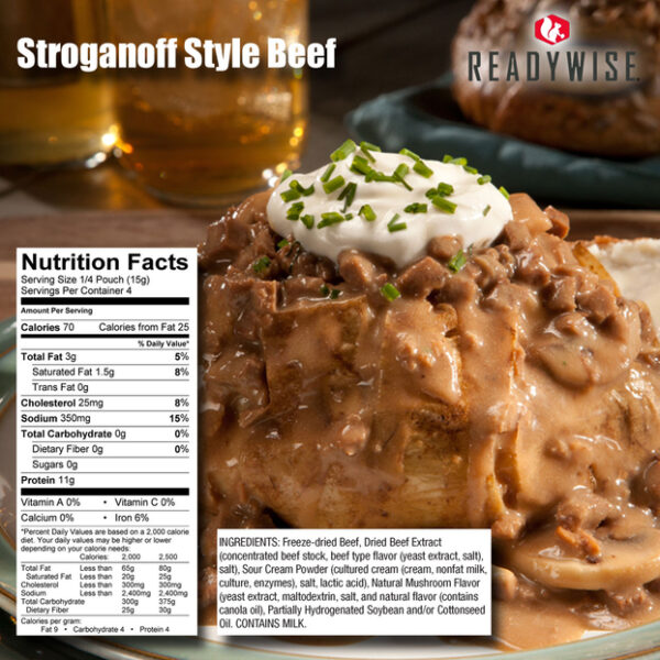 4320 Serving Package - 744 lbs - Includes: 24 - 120 Serving Entrée Buckets and 12 - 120 Serving Breakfast Buckets - Image 17