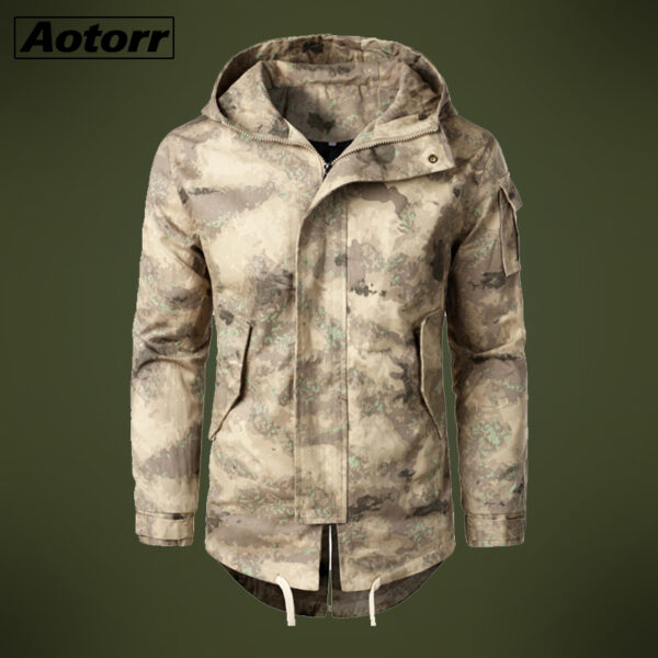 Tactical Jacket Men Military Camouflage Shark Skin Soft Shell Waterproof Hooded Jackets Outdoor Camo Fleece Warm Raincoat Coats