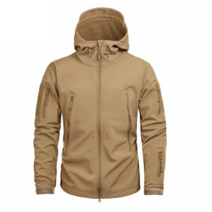 Tactical Jacket for Men Soft Shell Jacket Military Hooded Coat Waterproof Army Fleece Windproof Clothing Camo Colors