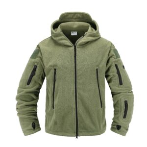 Tactical fleece jacket Military Uniform Soft Shell Casual Hooded Jacket Men Thermal Army Clothing