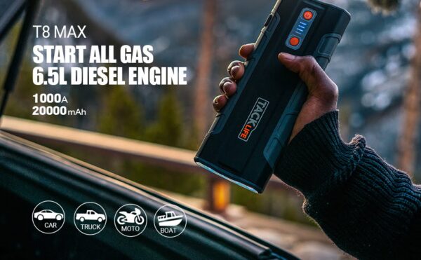 TackLife, Battery Jump Starter, Cel Phone Charger - Image 7