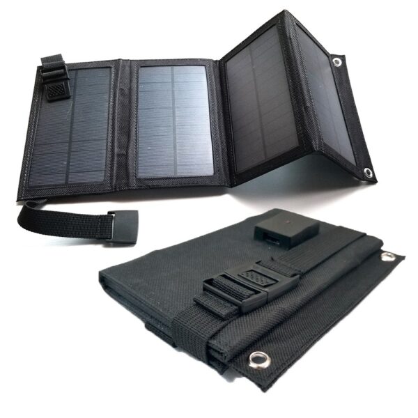 Portable 10W Solar Charger for Phones & Other USB Devices - Image 2