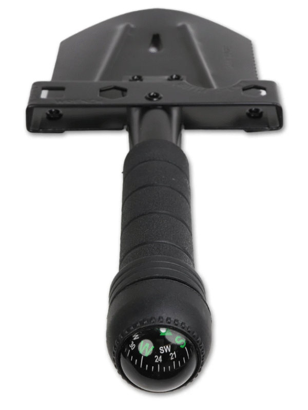 Compact Multi-Function Survival Shovel | Folding Tool with Compass & Survival Kit - Image 4