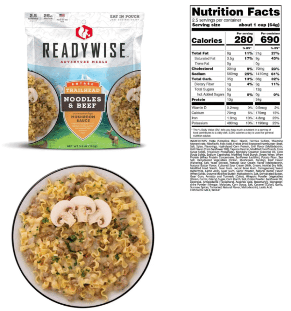 Single Food Pouch- Ready Wise Entrees - Image 6